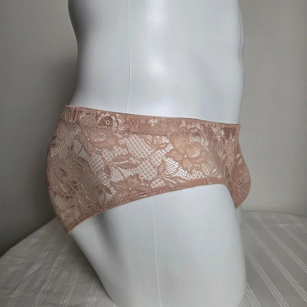 Cosabella Italian Men's Comfort Micro Brief Sei Beige Lace Underwear Size S